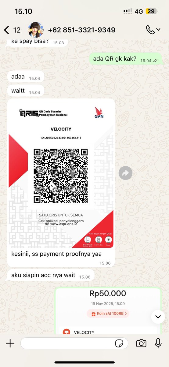 badisain's tweet photo. jgn percaya kak kalo ada user @relevationnad yg rep waktu kalian nyari sesuatu buat diorder. dia penipu.  ini akun QRIS dan nomornya #zonauang https://t.co/sB8thKGMBL