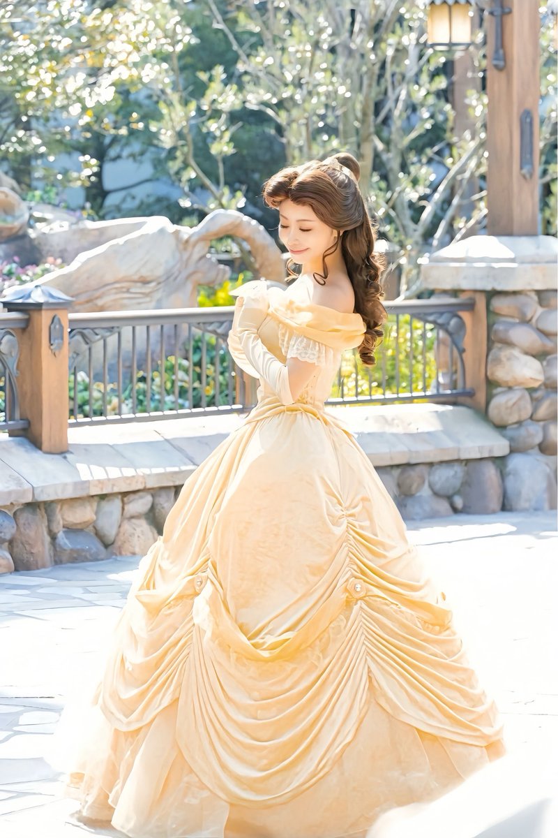 あゆ♡ハンドメイドレス♡美女と野獣♡ベル♡Dハロ あゆ様専用♡ハンドメイドレス♡美女と野獣♡ベル♡Dハロ