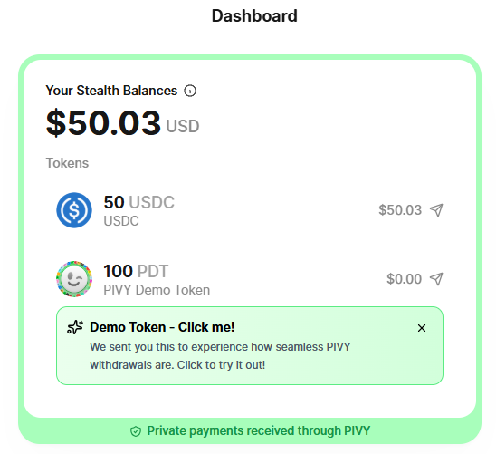 There’s one project from the Sui Overflow Hackathon that really impressed me, and I also met the team at the recent SuiFest, it's <a href="/pivyme/">PIVY | Cypherpunk Hackathon</a> .

To help everyone understand Pivy better, I’m giving away 50 USDC via a Pivy gift.

⤷ 1. Follow <a href="/pivyme/">PIVY | Cypherpunk Hackathon</a> and <a href="/0xPain__/">0xPain</a>
⤷ 2. Comment one new