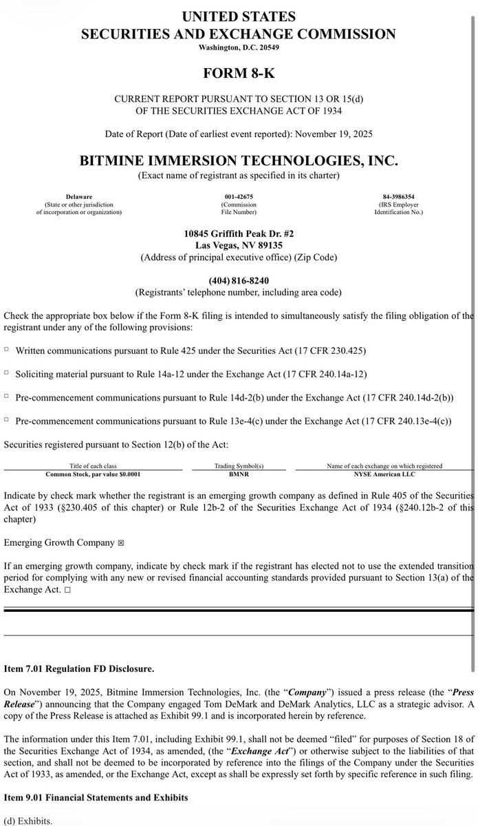 🔥호재!! 시장 타이밍 전문가 톰 디마크(Tom DeMark) 영입!! 이더리움(ETH) 매수전략 강화] 역시 톰리는 대단합니다!!  중요한 순간 시장 타이밍 전문가 톰 디마크(Tom DeMark) 영입을 했네요!! 결국 이더리움(ETH) 매수 전략을 효울적으로  강화되면서 투자자 신뢰가