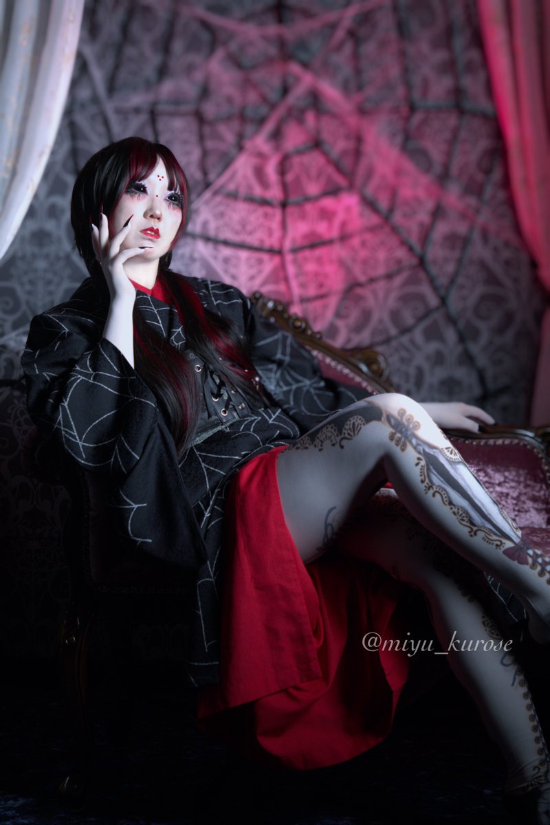 miyu_kurose's tweet image. 【創作Cosplay : 女郎蜘蛛🕷🕸】

女郎蜘蛛ト云フ妖怪

Make up:@shii__xxx 
Photo:@bashibashi_snow 
Studio:@_ShinanoMaru_