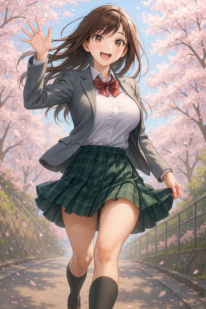 nemuru_gen's tweet image. ネムルが投稿

桜舞う坂道を歩く女子高生が元気に手を振る青春の朝。

#gpt4o #aiart