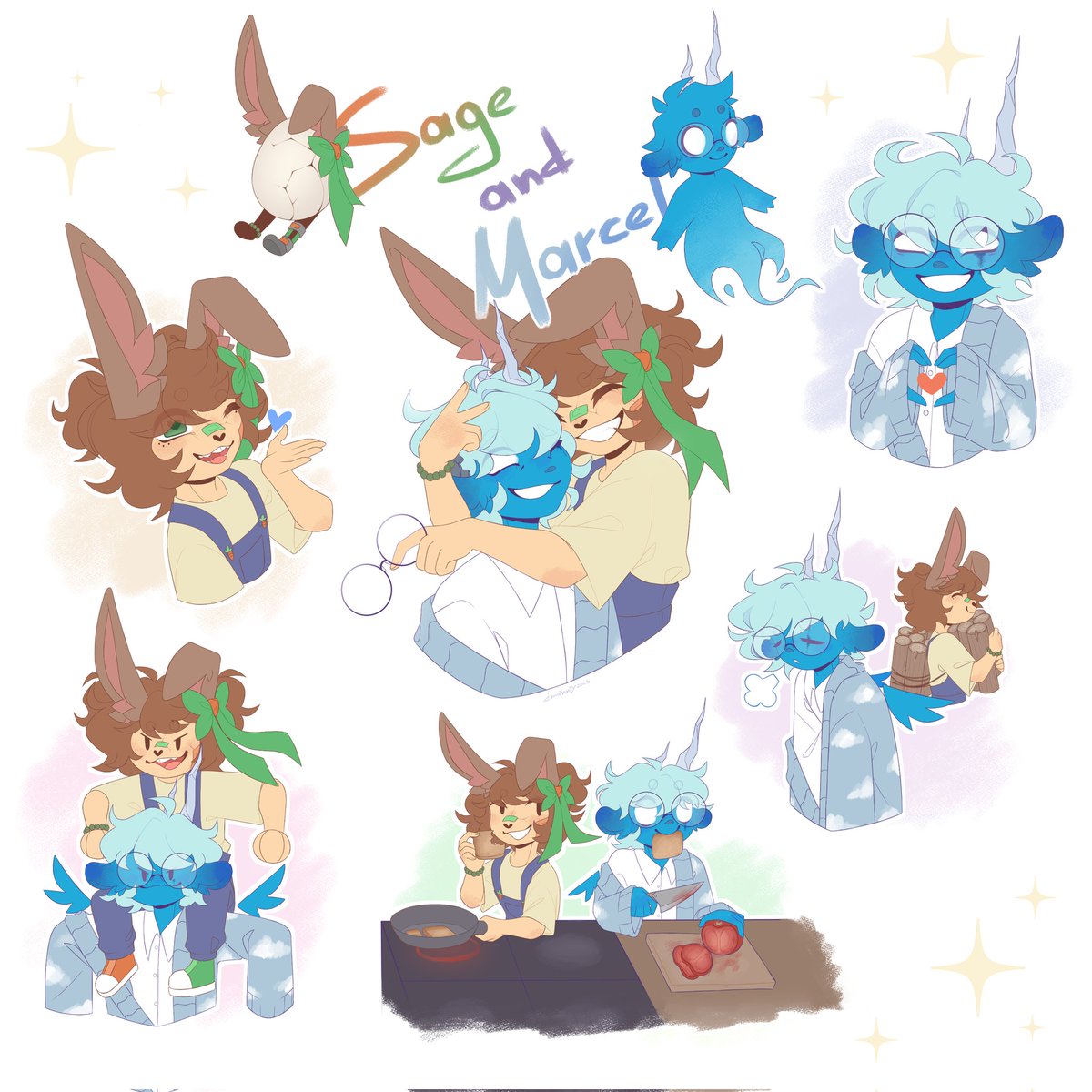 Siblings!! 🎨🥕

Commission for Grimm !

#Commission #artwork #cryosmp