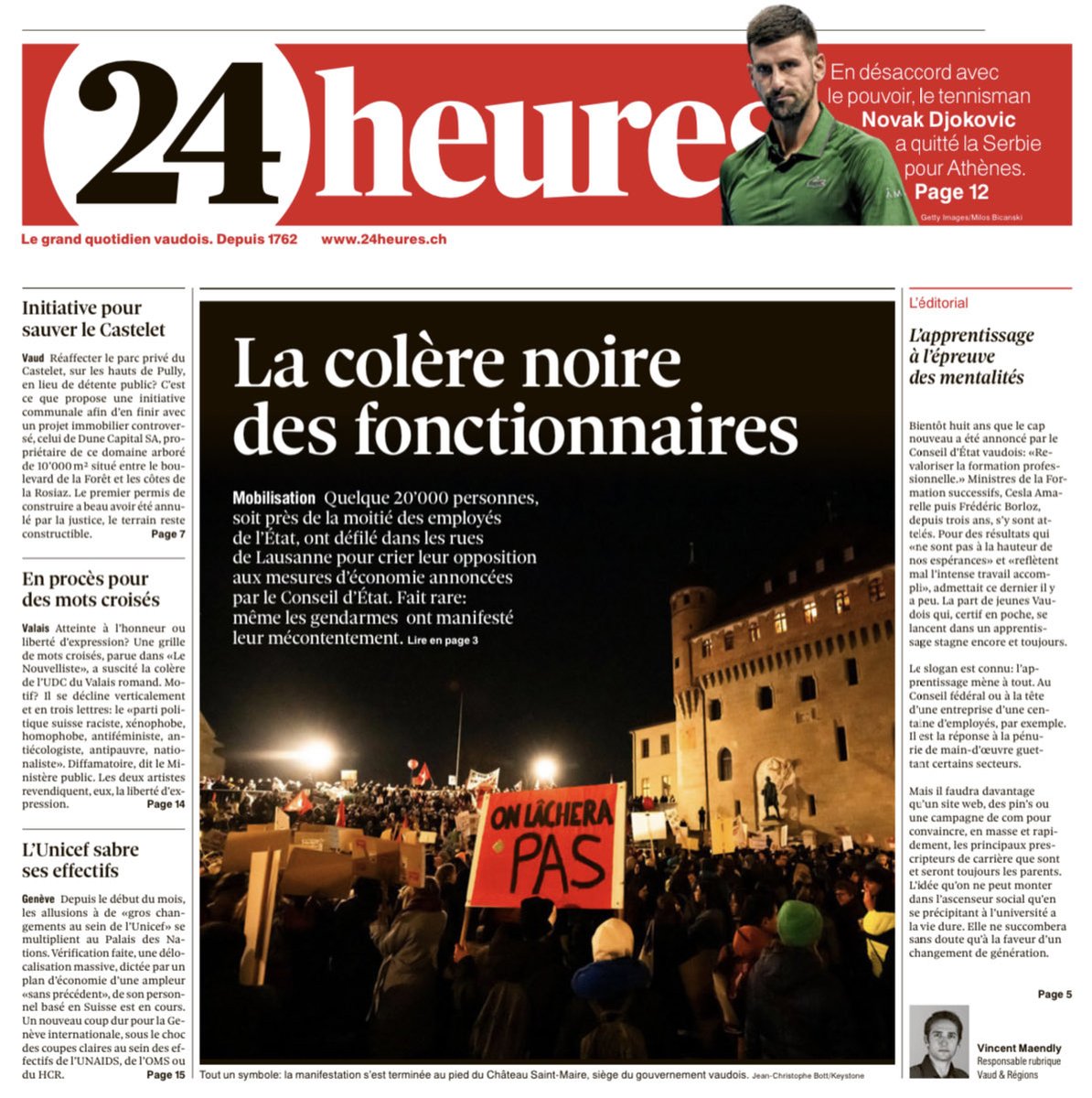 Afiri1789's tweet image. 24 𝗛𝗲𝘂𝗿𝗲𝘀 (Suisse) — Huit ans d’efforts pour revaloriser l’apprentissage n’ont pas encore inversé les habitudes : la voie professionnelle stagne malgré les campagnes. Les parents restent les principaux freins, attachés au modèle universitaire.
#Apprentissage #SSTVI #Métiers