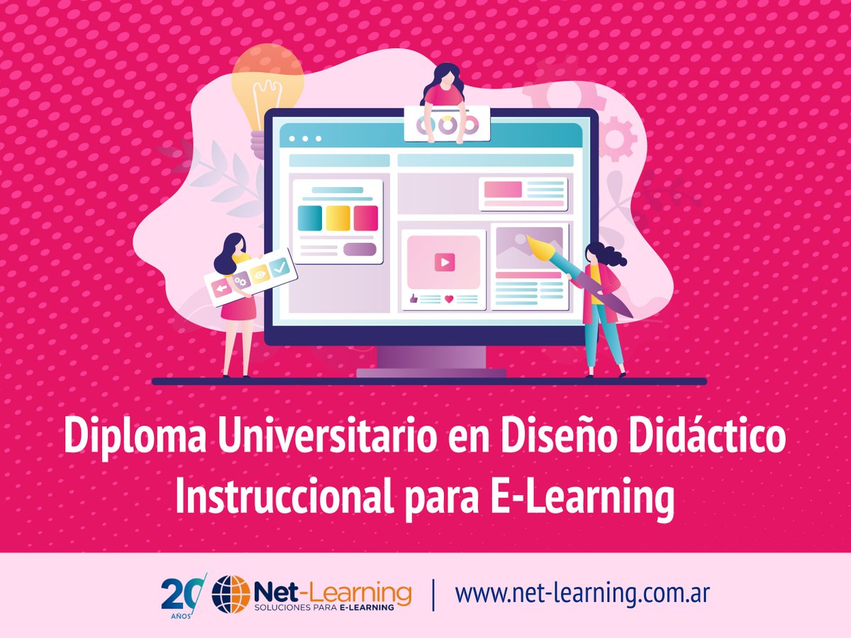 netlearning20's tweet image. ¿Quieres diseñar #cursos online impactantes y efectivos? ✨El Diploma en Diseño Instruccional de #eLearning te brinda las herramientas y conocimientos prácticos que necesitas net-learning.com.ar/curso/diploma-… 📌
Aprende con proyectos reales, integra la Inteligencia Artificial en tus…