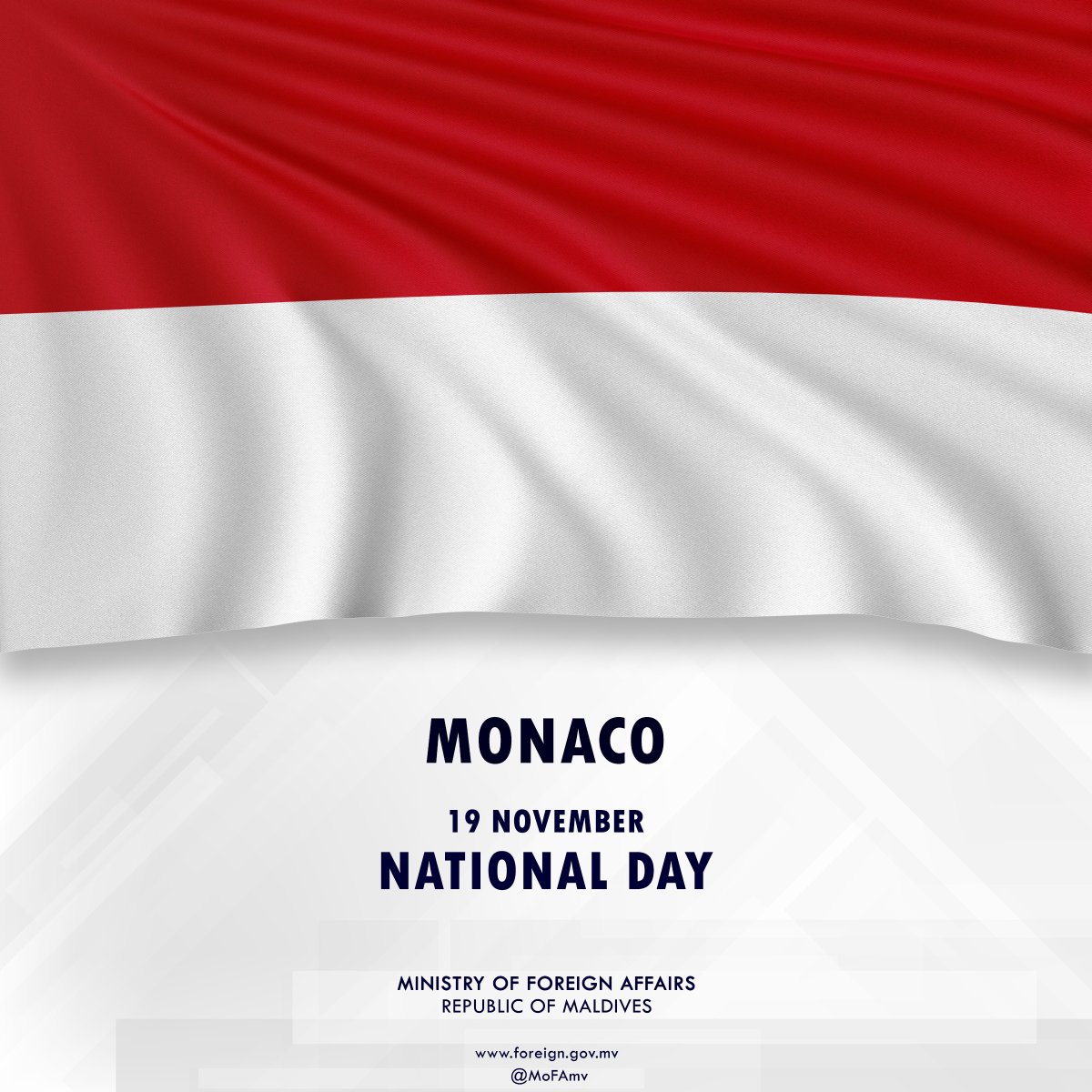 Foreign Minister Dr. Khaleel sends National Day greetings to the Foreign Minister of Monaco

📃Press Release | t.ly/OxTaE