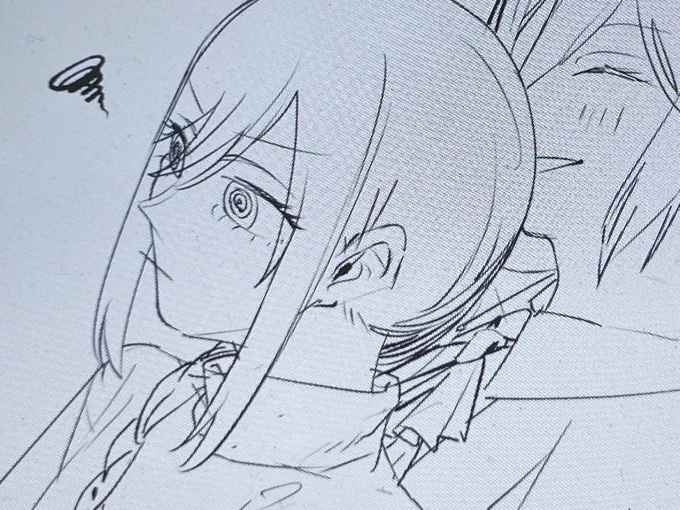 こういう口の描き方好きって感じのナユ 