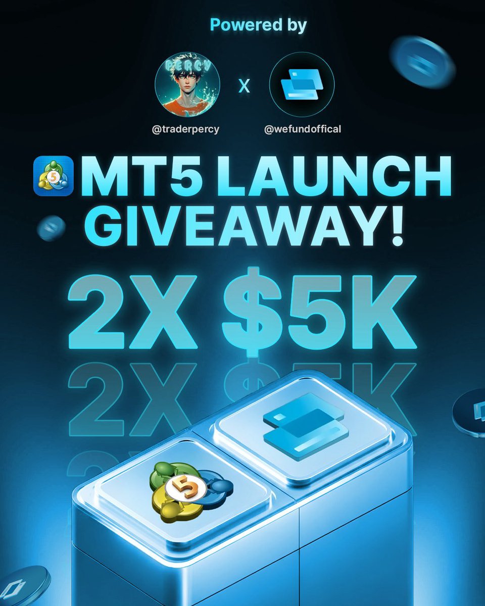 traderpercy's tweet photo. THE $5,000,000 GIVEAWAY IS LIVE! 🎁

The $5,000,000 Giveaway is officially live! 🚀
To join, you must complete a few tasks inside our WeCoins reward program. Follow the steps below.

Follow 
@wefundofficial + @traderpercy 

Repost and comment done.

Join the WeFund discord for the instructions! 
🔗https://t.co/UDt3F0dYXT