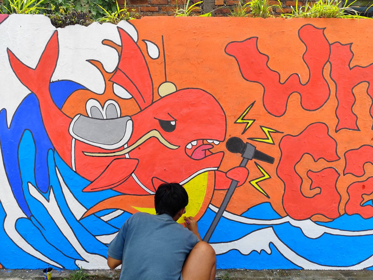 WEB3CRSPY_'s tweet image. Even though we were hampered by the weather, we managed to make the @WhaleGames_en mural and it took
3 days, we were very happy 😍
#WhaleCrockMeme #StreetArt #Contest