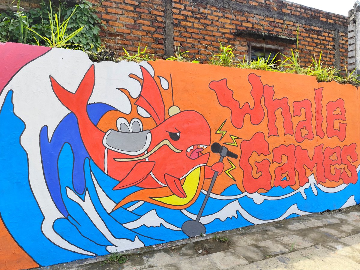 WEB3CRSPY_'s tweet image. Even though we were hampered by the weather, we managed to make the @WhaleGames_en mural and it took
3 days, we were very happy 😍
#WhaleCrockMeme #StreetArt #Contest