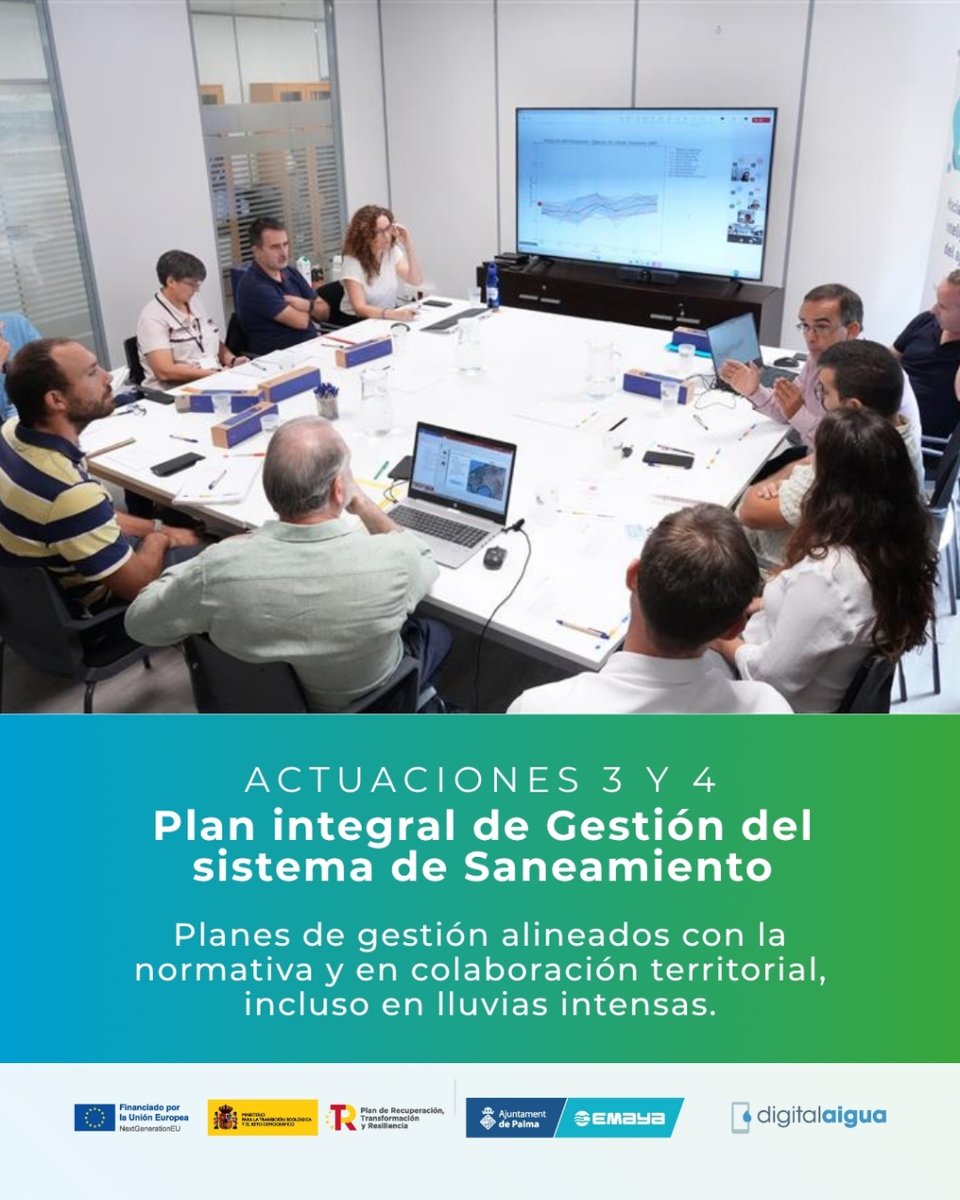 EMAYA_Palma's tweet image. 💧 Con #DigitalAigua avanzamos hacia un saneamiento más inteligente, sostenible y transparente.

La tecnología impulsa un agua más segura. El futuro empieza aquí.

#DíaMundialDelSaneamiento #PERTE #PERTE_CicloDelAgua #NextGenerationEU #PlanDeRecuperación #CadaGotaCuenta #EMAYA