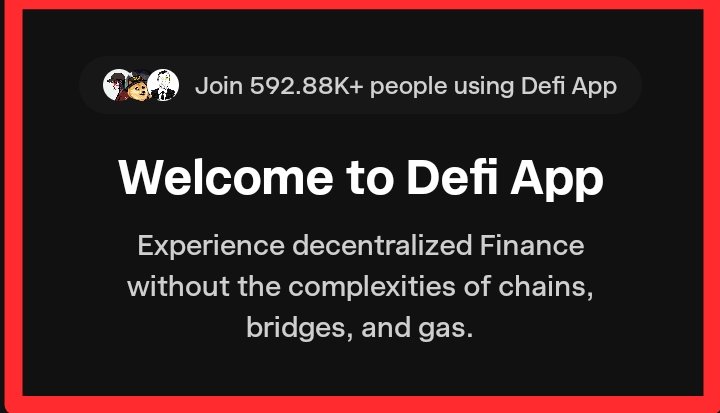 The <a href="/defiapp/">Defi App</a> mobile is finally public for users. 

Join thousands of users to gain easy access to crypto.