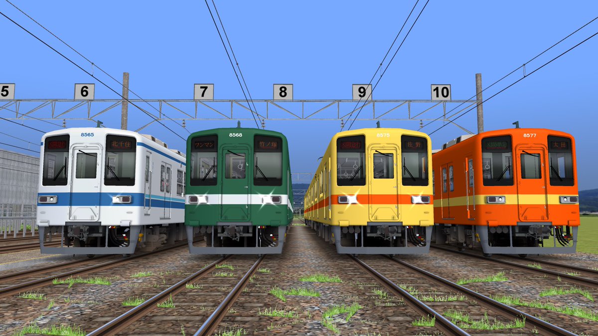teitoku8111's tweet image. SS撮影が捗る捗る…
#RailSim