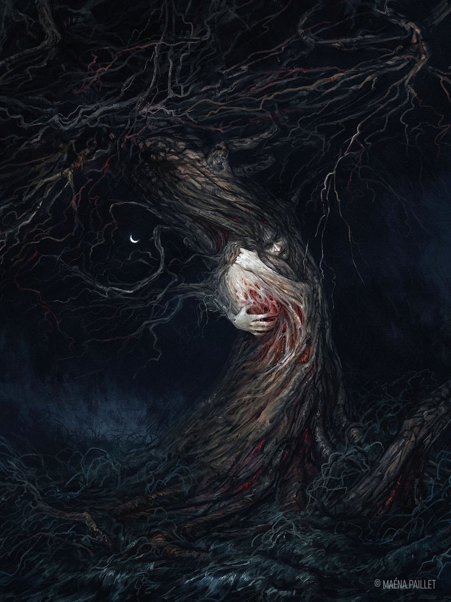 PailletMaena's tweet image. Some recent artworks 🌙🩸