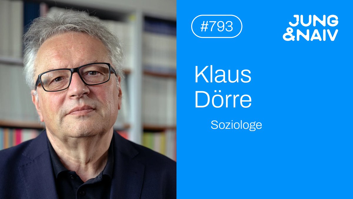 Nicht verpassen: Am morgigen Donnerstag ist Soziologe Klaus Dörre zu Gast bei <a href="/JungNaiv/">Jung & Naiv</a>. Ab 15 Uhr LIVE youtu.be/E0vTcXBKIFw