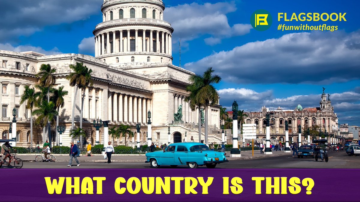 flags_book's tweet image. Ready for another #FunWithoutFlags? The buildings and colorful classic cars might help you find the answer, can you name the country? #globetrotter #Planeta #Nacionales #geographyfun
