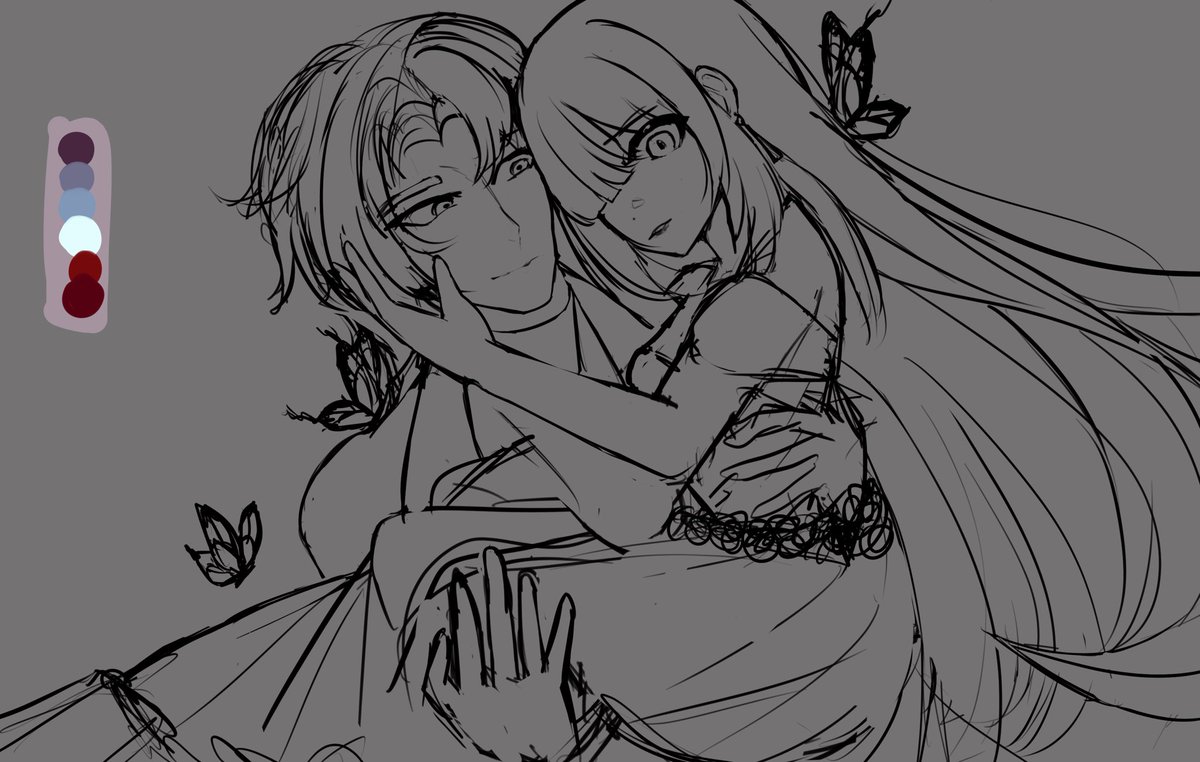 LuminieveVT's tweet image. WIP OC Drawing

Wedding of Ashes 

#art