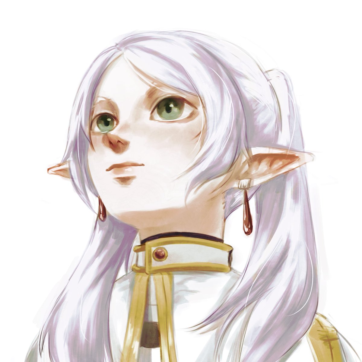 master_buko's tweet photo. coloured sketch of the #frieren challenge this was annoying https://t.co/sAlAVvJ13v