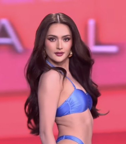 EdsonCGuido's tweet image. FACE. CARD. Korona na lang ang kulang kay Ahtisa!! #MissUniverse2025 🇵🇭👑