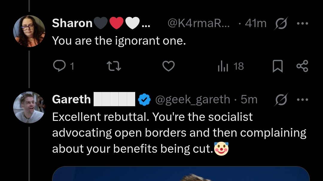 geek_gareth's tweet image. One for my mum&apos;s fridge. Despite stating she&apos;s a #socialist in her bio, I was polite. You can lead a horse to water, but you can&apos;t make them #think. 

@Con_Tomlinson &amp;amp; @liamtuffs1&apos;s interview (it&apos;s a good one!)
youtu.be/hLRoqai8ljI
