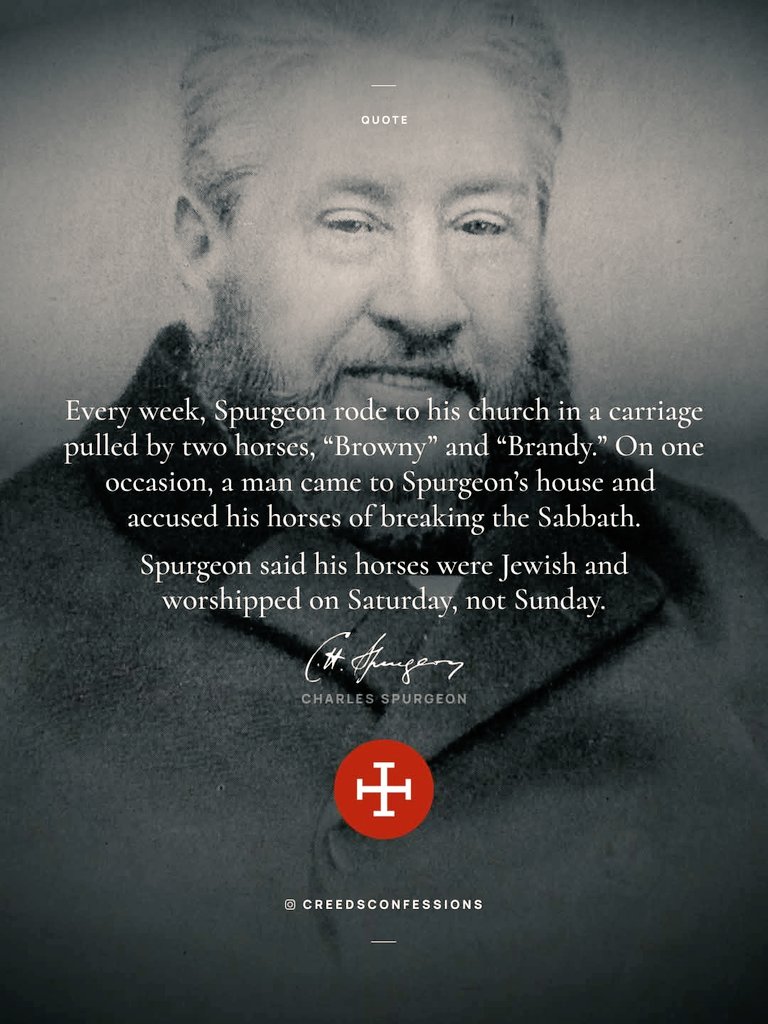 TheBuccosFan's tweet photo. Saw this post on Facebook that made me laugh and wanted share it here. A great preacher with a great sense of humor. #GoodCombination
“I like an honest laugh; true humour can be sanctified.” Charles Spurgeon https://t.co/4ibt8GElnt