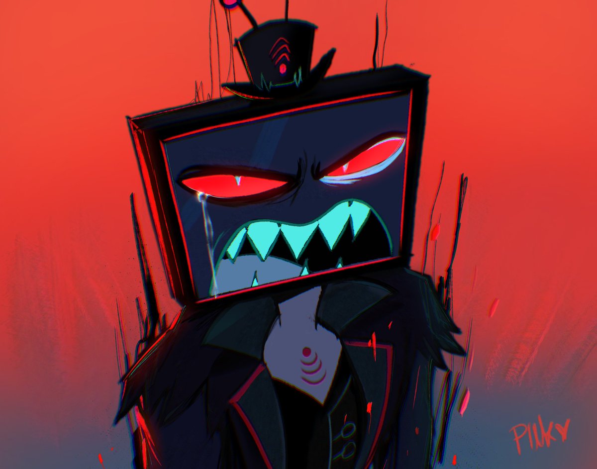 pinksartdump's tweet image. All you had to do was love me #radiostatic #hazbinhotelfanart