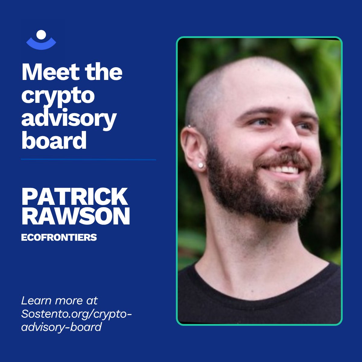 Sostento's tweet image. This week we&apos;re spotlighting members our Crypto Advisory Board🎉

@papa_raw is co-founder @theregenatlas &amp;amp; an advisor @ecofrontiers🌎

He&apos;s bringing expertise on major media campaigns to help us strengthen our message + better understand what drives the crypto community 💫