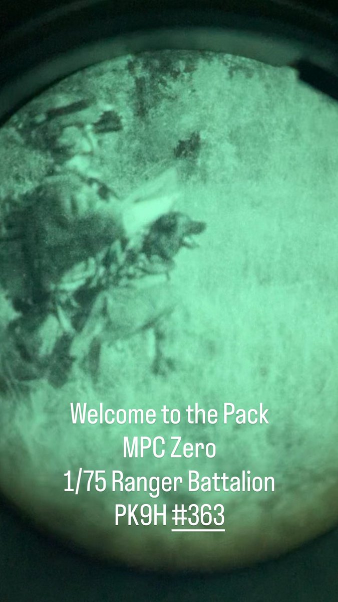 ProjectK9Hero's tweet image. Please welcome Multi-Purpose Canine (MPC) “Zero” to our Project K-9 Hero Pack as our 363rd program member. MPC Zero served for three years with the U.S. Army’s 1st Battalion, 75th Ranger Regiment.