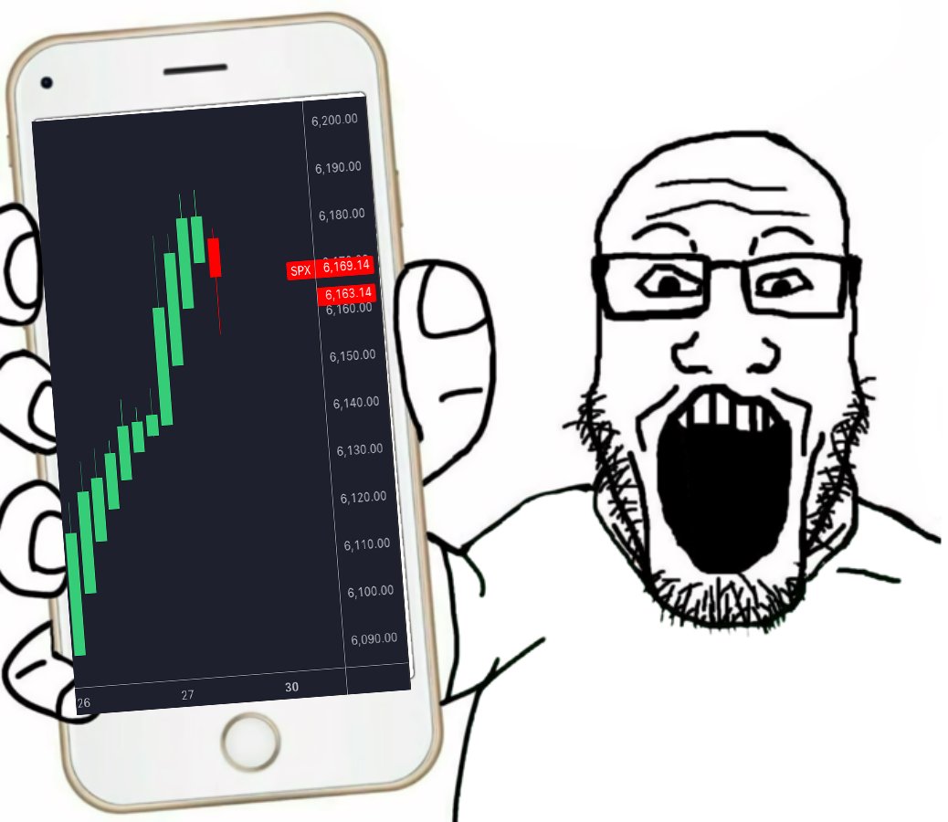therealEztrades's tweet image. Literally how people who post flow react when a ticker moves by 0.3% 😂