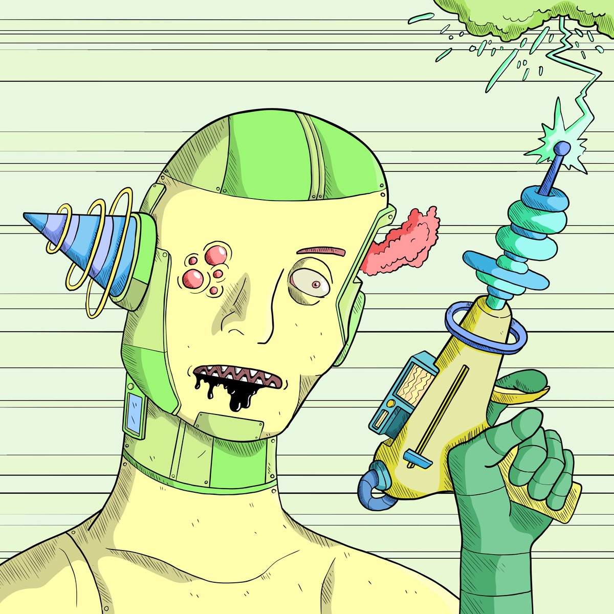 tripleoptics_'s tweet image. gm gm gm — my @LASTG3N #270 is a 10 trait CYBORG that includes 2 traits named after incredible community members @_brnwshd_ &amp;amp; @LARRYKROUSE2022 🙌 🙌 

come join us in illuminating the darkness bc WE ARE THE LIGHT! ✨