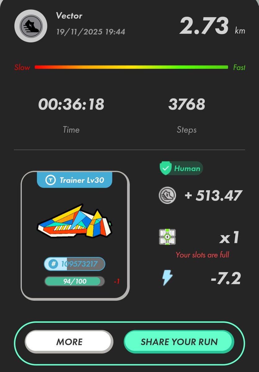 Vector3nn's tweet image. 本日の STEPNGO &amp;amp; OG&amp;amp;MB4
日課完了❗
今日も1日お疲れ様でした～🥳
#STEPN
#STEPNGO