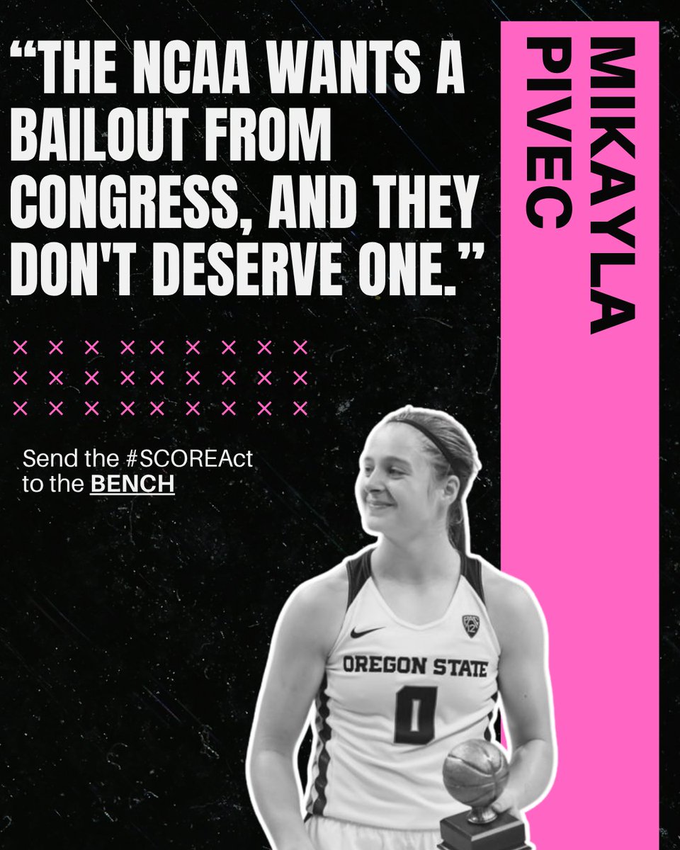 .<a href="/_Sarah_Fuller/">Sarah Fuller</a>, <a href="/Shaquemgriffin/">shaquem griffin</a>, <a href="/pivec10/">Mikayla Pivec</a>, &amp; former <a href="/NBA/">NBA</a> player, Spencer Haywood are speaking out against efforts in Congress to roll back name, image, &amp; likeness rights for college athletes–refusing to let future generations be denied the same freedoms as every other American.