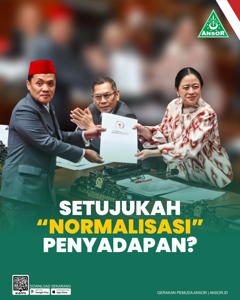 Official_Ansor's tweet image. Kontroversi beberapa pasal maupun subtansi RUU KUHAP terus bergulir di masyarakat, salah satunya tentang polemik penyadapan. Termasuk juga di dalamnya isu lain yang dinilai menjadi kemunduran demokrasi dan melemahkan suara-suara kritis masyarakat sipil.

Beberapa kekhawatiran…