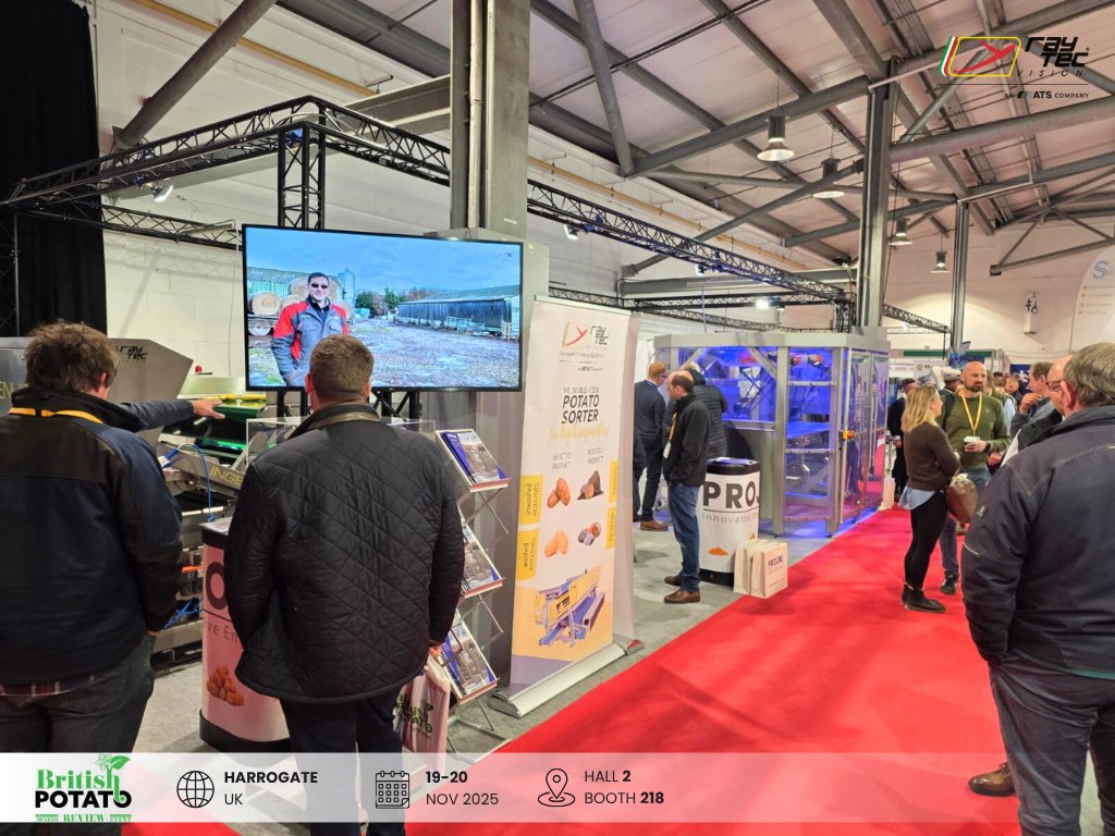 🚀 We’re live at British Potato Industry Event 2025!

Come visit us and experience and see #INGENUITY, our cutting-edge #potatosorter that brings potato processing to the next level! 📈 

📅 Nov 19–20
🌍 Harrogate, UK
📍 Hall 2 Booth 218