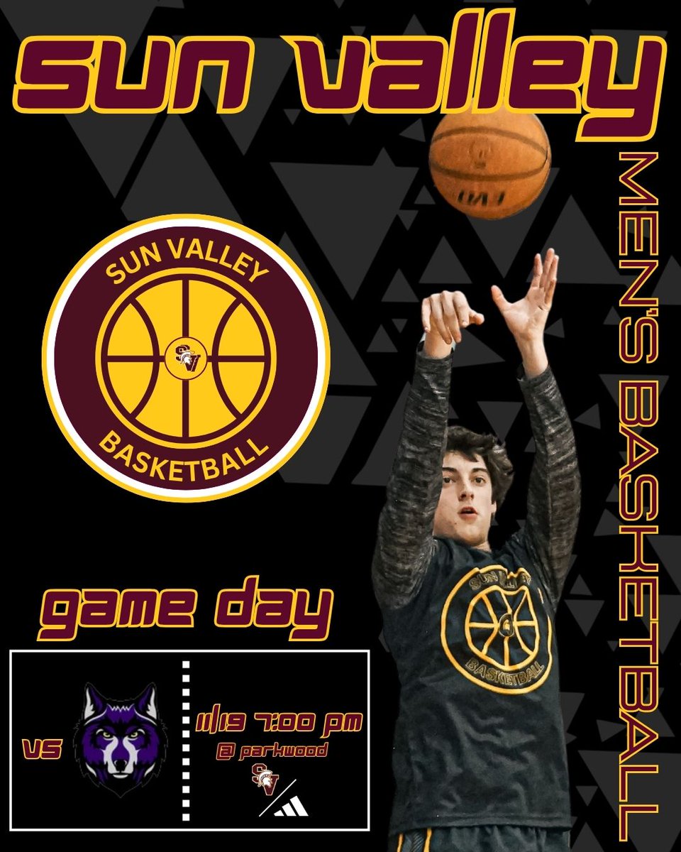 GAME DAY

🆚 Parkwood
⏰ 7:00 PM
📍 Parkwood High School