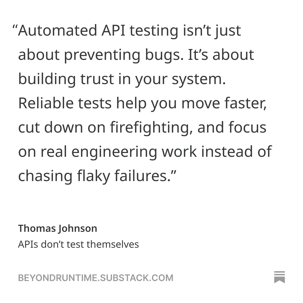 tomjohnson3's tweet image. APIs are the front doors to our systems, and users expect them to just work. Automated API testing is how we guarantee that at scale.

Here are a few proven best practices: 🧵