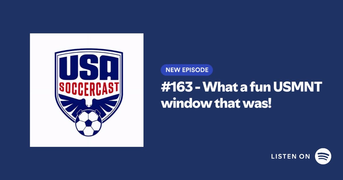 We’re back with episode 163 to recap a fun #USMNT window and discuss the change in the #MLS schedule!

traffic.megaphone.fm/RRTET679252329…