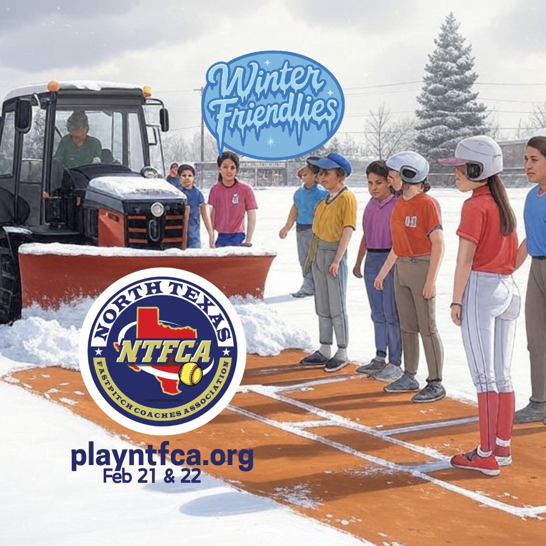WINTER FRIENDLIES
☃️🥎❄️
Shake the rust off and kick off your 10u, 12u, or 14u season with us at the 2026 NTFCA Winter Friendlies. PLAY THE COMPETITION to better prepare your squad for the new year. Register hassle-free at playntfca.org