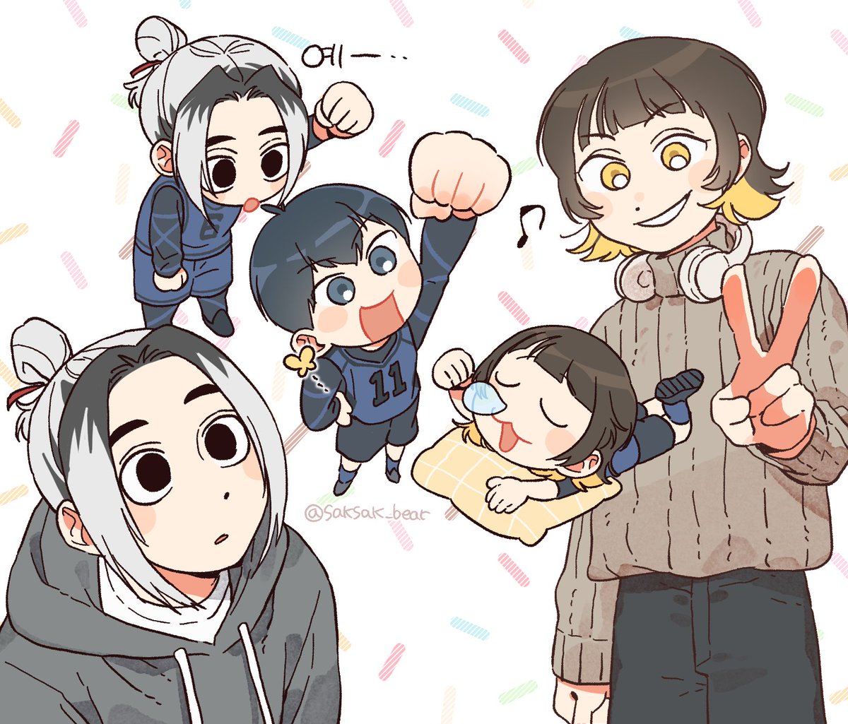 saksak_bear's tweet image. 블루록