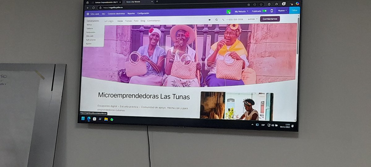 MdialaPonsVzque's tweet image. #DÍAINTERNACIONALDELAMUJEREMPRENDEDORA
Muchas Felicidades a todos, en espcecial a las mujeres emprendedoras de la comunidad San José,  Jirep Tienda, a MariasCake de  Las Tunas por hacer realidad sus sueños y demostrar la valía de la mujer cubana.
#SiPodemos
#JovenClubTeConecta