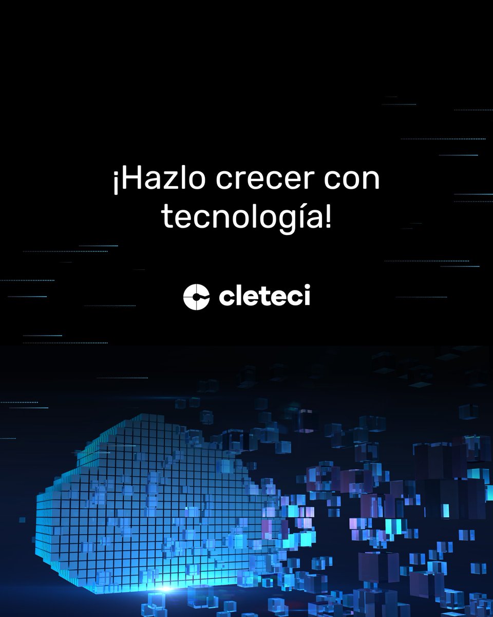 CLETECI's tweet image. Creamos software que impulsa la eficiencia, mejora la experiencia y potencia los resultados de tu negocio. 💼💻

#TransformacionDigital #DesarrolloDeSoftware #Innovacion #Tecnologia #EficienciaDigital