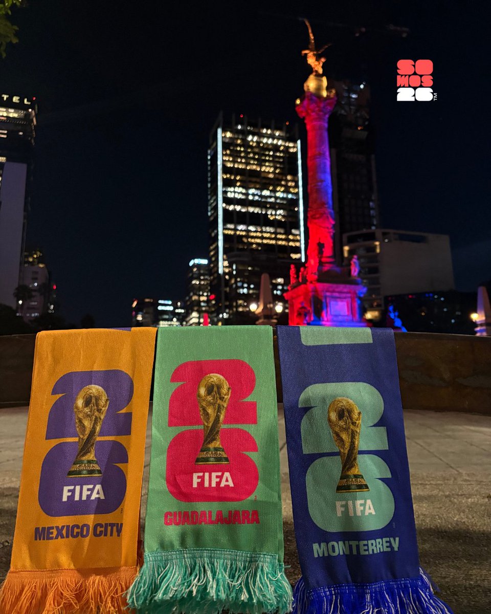 MexicoCity26's tweet image. Tres ciudades, un país y una misma pasión.  🇲🇽🔥 

Ciudad de México, Guadalajara y Monterrey: listos para encender la fiesta del futbol. 🏟️⚽️ 

#WeAreReady #Somos26 #FIFAWorldCup
