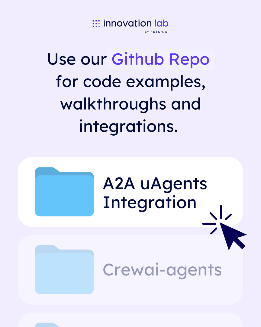 fetch_ai_IL's tweet image. Ever wondered how you can build multiple AI agents that coordinate with each other? We&apos;ve got something for you ✍️ 

Our @GitHub repo for @Fetch_ai Innovation Lab includes a “Multi-Agent Planner” example (part of our @Google “A2A uAgents Integration” collection)

This example…