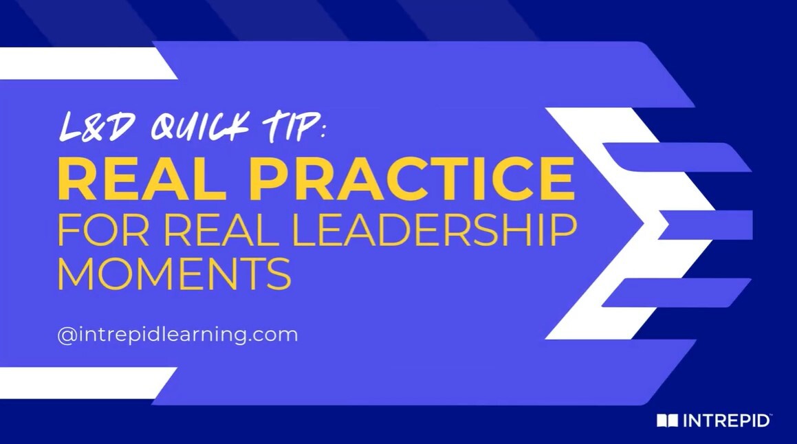 IntrepidLS's tweet image. Some leadership moments need a test run.

Now leaders can practice and get quick, coach-style tips before the real conversation.

See it in action in this L&amp;amp;D Quick Tip: 👉 hubs.ly/Q03T-z8f0