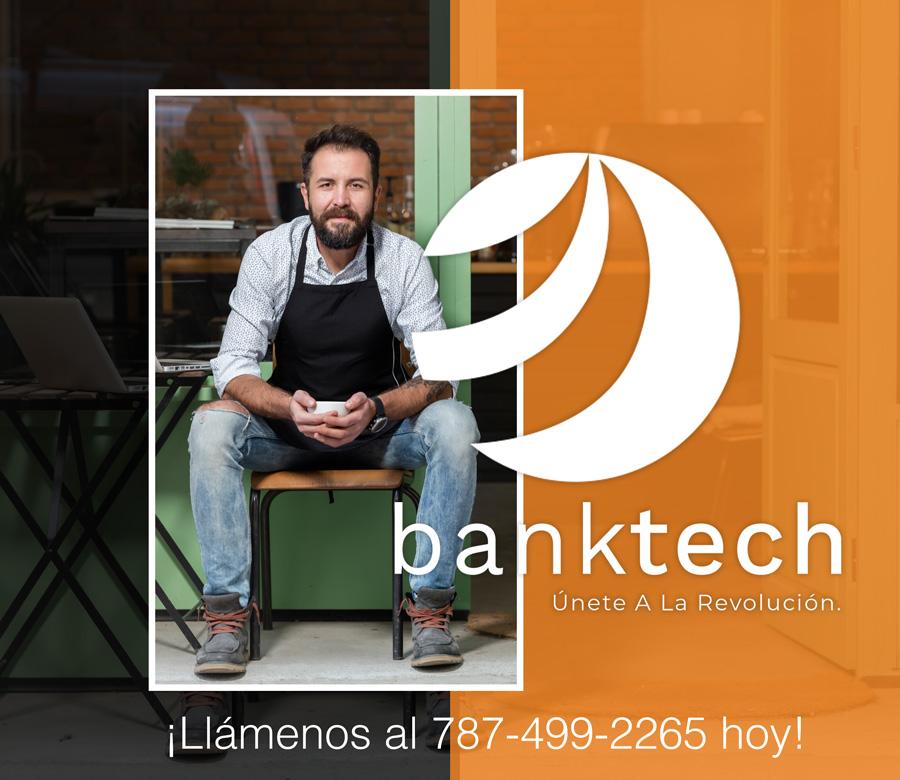 BankTechPR's tweet image. Acepta pagos donde sea, cuando sea. 📲 Mantén tu negocio en movimiento con BankTech PR.