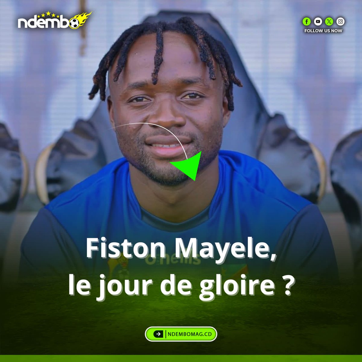 NdemboCD's tweet photo. #CAFAWARD2025: Le compte à rebours est lancé. Dans quelques heures, le football africain révèle ses étoiles, @fistonmayele9 est en lice pour le trophée de meilleur joueur évoluant sur le continent ! https://t.co/4XT1jGJnGN