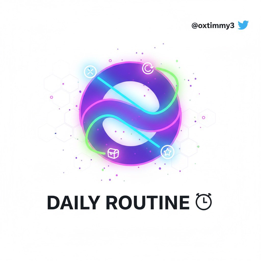 oxtimmy3's tweet image. GM CT 

Daily reminder:

✔️ Post about @MysticDaoSol 🔮

✔️ Run your daily transaction using  @rainbowdotme 🌈
 
Keep the streak alive. 🫡