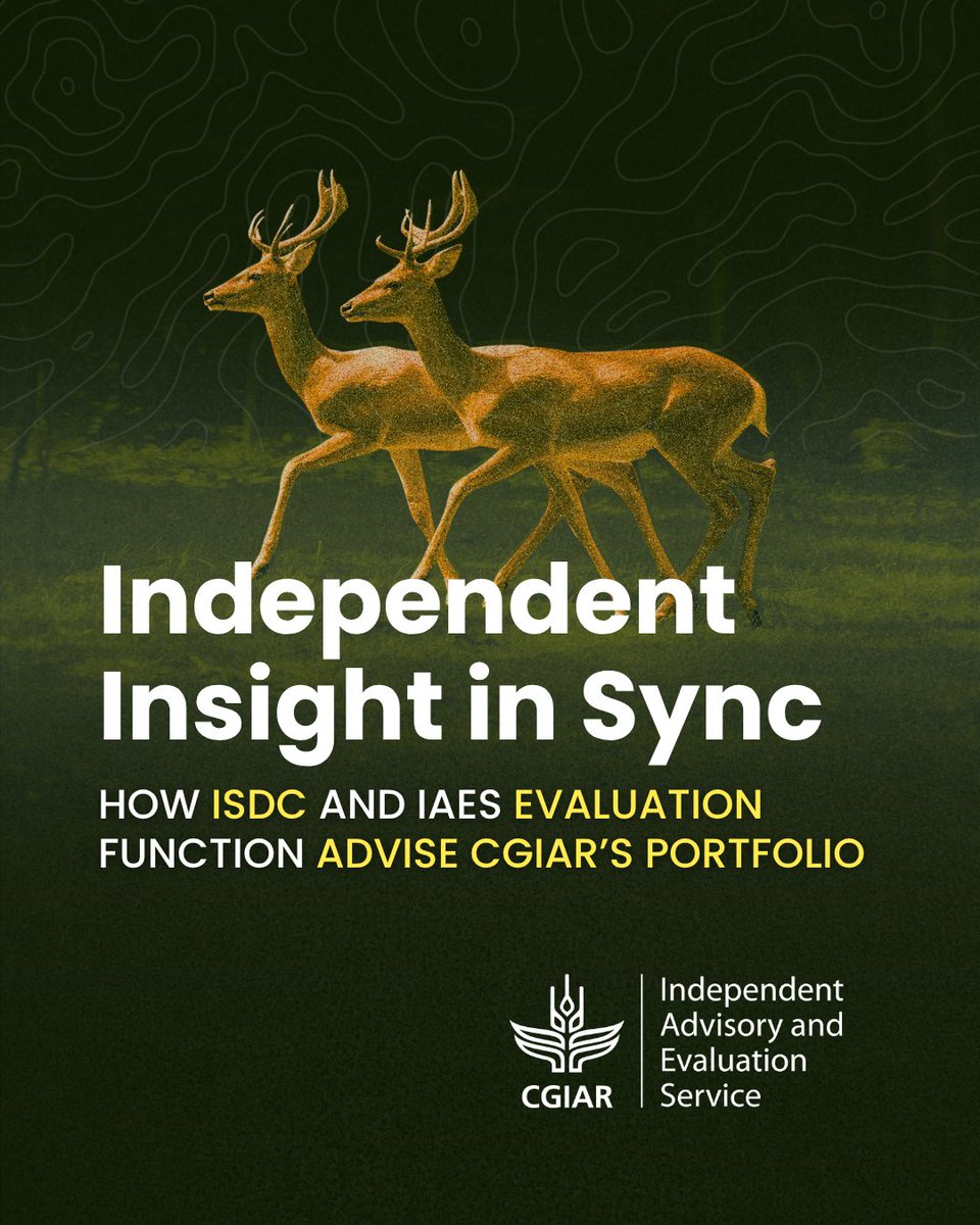 CGIAR Independent Advisory and Evaluation Service tweet media