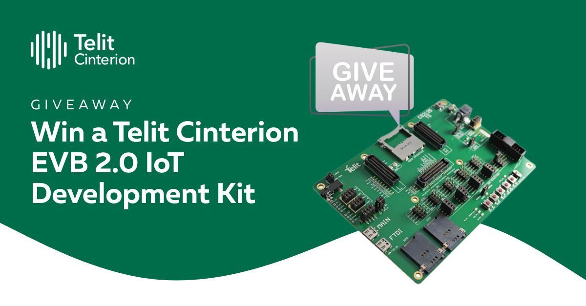 IoTNow_'s tweet image. Win a @telitcinterion EVB 2.0 IoT Development Kit. 

Enter now for your chance to win: bit.ly/3K7zp4a 

#IoTDevelopers #TechGiveaway #BuildWithIoT