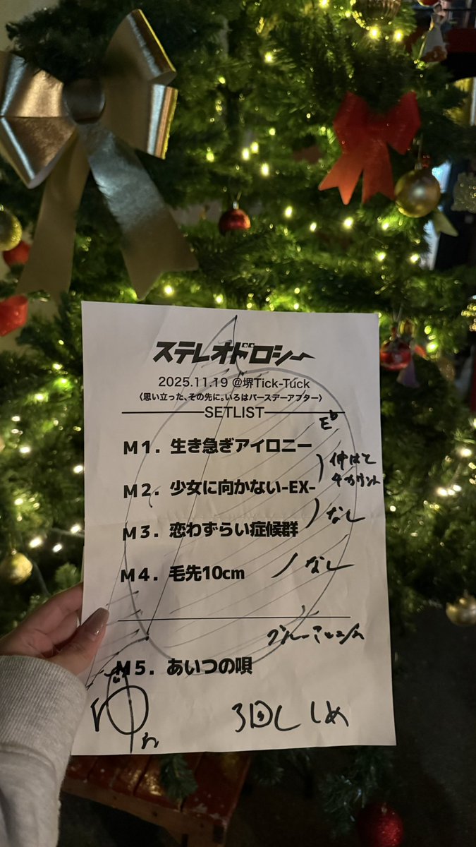 さんさん／ドロシー3個　クリスマス チクタクにクリスマスツリー出てて少し早めのクリスマス味わえた